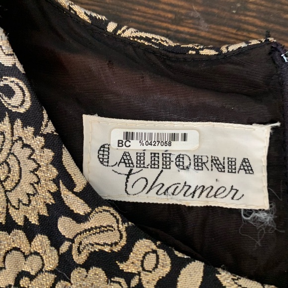 Vintage Brocade Dress by California Charmer - Picture 4 of 6